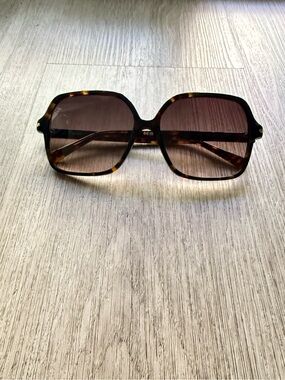 quay australia press tour tortoise oversized square retro sunglasses eyewear NEW